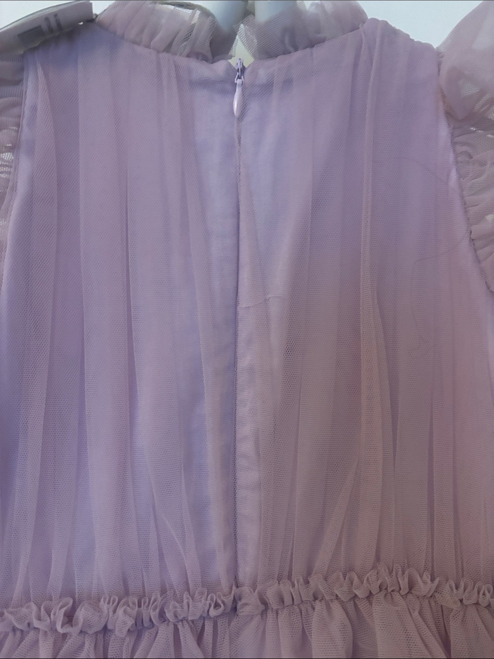 Lavender Tiered Ruffle Dress - Picture 5 of 9